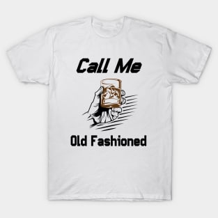 Call Me Old Fashioned Gin Vintage T-Shirt